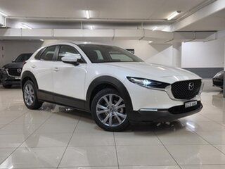 2024 Mazda CX-30 DM2W7A G20 SKYACTIV-Drive Evolve White 6 Speed Sports Automatic Wagon.