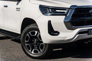 2022 Toyota Hilux GUN126R SR5 Double Cab White 6 Speed Sports Automatic Cab Chassis