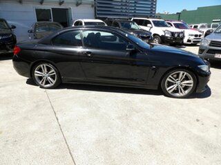 2014 BMW 4 Series F33 435i Black 8 Speed Sports Automatic Convertible