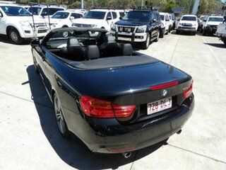 2014 BMW 4 Series F33 435i Black 8 Speed Sports Automatic Convertible