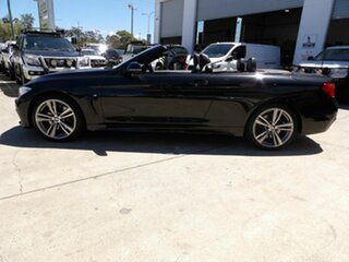 2014 BMW 4 Series F33 435i Black 8 Speed Sports Automatic Convertible
