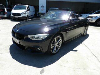 2014 BMW 4 Series F33 435i Black 8 Speed Sports Automatic Convertible.