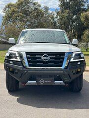 2026 Nissan Patrol Y62 MY26 TI Moonstone White 7 Speed Sports Automatic Wagon.