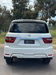 2026 Nissan Patrol Y62 MY26 TI Moonstone White 7 Speed Sports Automatic Wagon