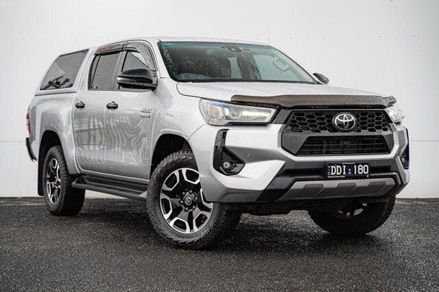 Used Toyota Hilux GUN126R SR5 Double Cab 48V Keysborough, 2024 Toyota Hilux GUN126R SR5 Double Cab 48V Silver 6 Speed Sports Automatic Utility