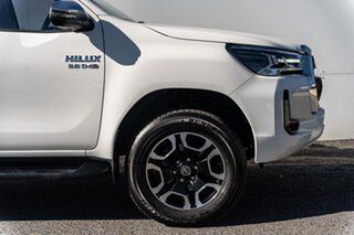 2022 Toyota Hilux GUN126R SR5 Double Cab White 6 Speed Sports Automatic Cab Chassis