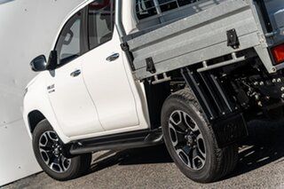 2022 Toyota Hilux GUN126R SR5 Double Cab White 6 Speed Sports Automatic Cab Chassis