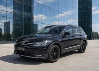 2018 Volkswagen Tiguan 5N MY18 132TSI DSG 4MOTION Comfortline Black 7 Speed.