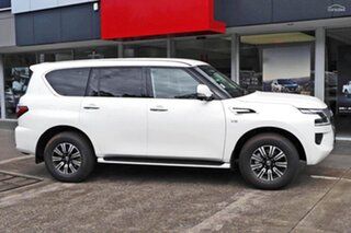 2026 Nissan Patrol Y62 MY26 TI Moonstone White 7 Speed Sports Automatic Wagon