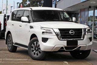 2026 Nissan Patrol Y62 MY26 TI Moonstone White 7 Speed Sports Automatic Wagon.