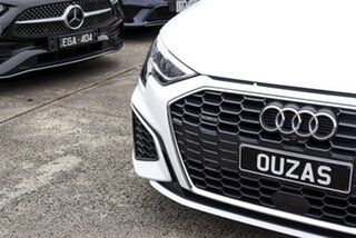 2023 Audi A3 8Y GY MY23 40 TFSI S Tronic Quattro S Line White 7 Speed Sports Automatic Dual Clutch