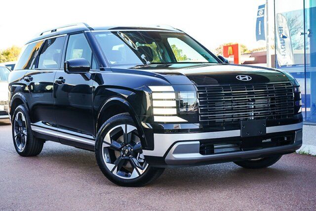 New Hyundai Palisade LX3.V1 MY26 Elite AWD Aspley, 2026 Hyundai Palisade LX3.V1 MY26 Elite AWD Abyss Black 6 Speed Sports Automatic Wagon Hybrid