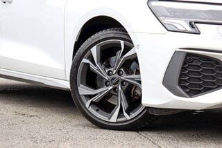 2023 Audi A3 8Y GY MY23 40 TFSI S Tronic Quattro S Line White 7 Speed Sports Automatic Dual Clutch