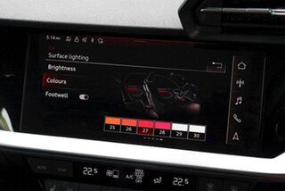 2023 Audi A3 8Y GY MY23 40 TFSI S Tronic Quattro S Line White 7 Speed Sports Automatic Dual Clutch