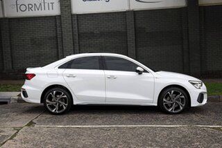 2023 Audi A3 8Y GY MY23 40 TFSI S Tronic Quattro S Line White 7 Speed Sports Automatic Dual Clutch.