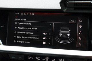 2023 Audi A3 8Y GY MY23 40 TFSI S Tronic Quattro S Line White 7 Speed Sports Automatic Dual Clutch