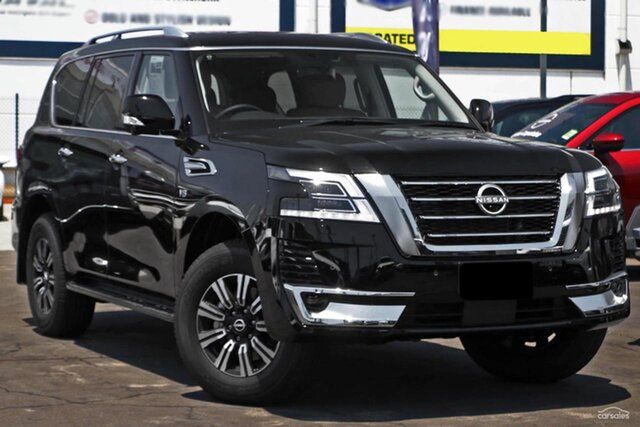 New Nissan Patrol Y62 MY26 TI-L Aspley, 2026 Nissan Patrol Y62 MY26 TI-L Black Obsidian 7 Speed Sports Automatic Wagon