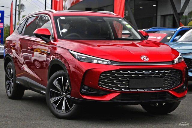 New MG HS AS33 MY25 Essence DCT Wodonga, 2025 MG HS AS33 MY25 Essence DCT Red 7 Speed Sports Automatic Dual Clutch Wagon