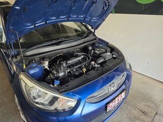 2016 Hyundai Accent RB4 MY17 Active Metallic Blue 6 Speed CVT Auto Sequential Hatchback