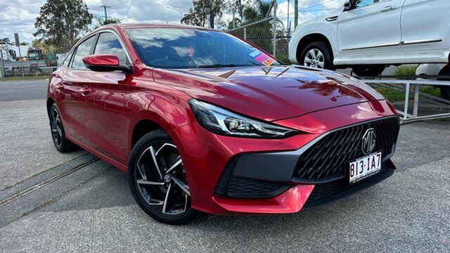 Used MG MG5 MY23 Essence Loganholme, 2023 MG MG5 MY23 Essence Maroon 7 Speed Auto Dual Clutch Sedan
