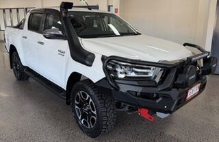 2020 Toyota Hilux GUN126R SR5 Double Cab White 6 Speed Sports Automatic Utility.