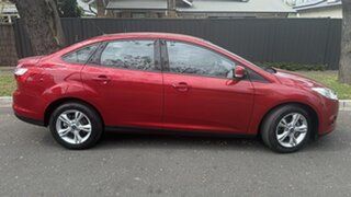 2014 Ford Focus LW MK2 MY14 Trend Red Passion 6 Speed Automatic Sedan.