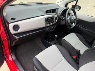 2013 Toyota Yaris NCP130R YR Red 4 Speed Automatic Hatchback
