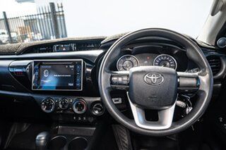 2018 Toyota Hilux GUN126R SR Double Cab White 6 Speed Sports Automatic Utility