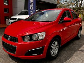 2015 Holden Barina TM MY16 CD Red 6 Speed Automatic Sedan.