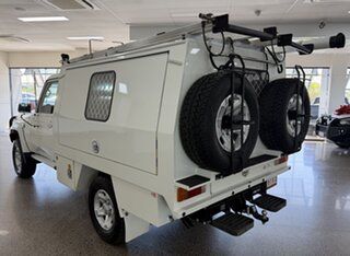 2022 Toyota Landcruiser VDJ79R GXL White 5 Speed Manual Cab Chassis