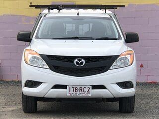 2012 Mazda BT-50 UP0YD1 XT 4x2 White 6 Speed Manual Cab Chassis
