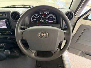 2022 Toyota Landcruiser VDJ79R GXL White 5 Speed Manual Cab Chassis