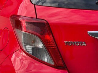 2014 Toyota Yaris NCP130R YR Red 4 Speed Automatic Hatchback