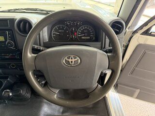 2018 Toyota Landcruiser VDJ79R Workmate White 5 Speed Manual Cab Chassis