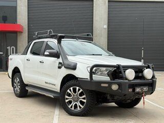 2016 Ford Ranger PX MkII Wildtrak Double Cab White 6 Speed Sports Automatic Double Cab.