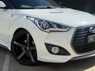 2016 Hyundai Veloster FS4 Series II SR Coupe D-CT Turbo White 7 Speed Sports Automatic Dual Clutch