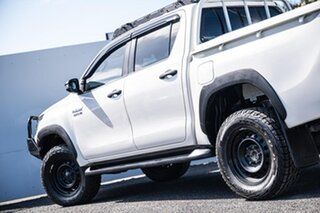 2018 Toyota Hilux GUN126R SR Double Cab White 6 Speed Sports Automatic Utility