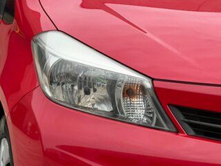 2013 Toyota Yaris NCP130R YR Red 4 Speed Automatic Hatchback