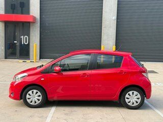 2014 Toyota Yaris NCP130R YR Red 4 Speed Automatic Hatchback