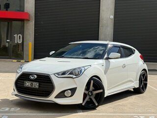 2016 Hyundai Veloster FS4 Series II SR Coupe D-CT Turbo White 7 Speed Sports Automatic Dual Clutch.