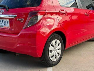 2014 Toyota Yaris NCP130R YR Red 4 Speed Automatic Hatchback