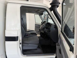 2022 Toyota Landcruiser VDJ79R GXL White 5 Speed Manual Cab Chassis