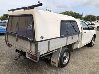 2012 Mazda BT-50 UP0YD1 XT 4x2 White 6 Speed Manual Cab Chassis.