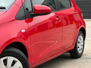 2013 Toyota Yaris NCP130R YR Red 4 Speed Automatic Hatchback
