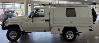 2022 Toyota Landcruiser VDJ79R GXL White 5 Speed Manual Cab Chassis