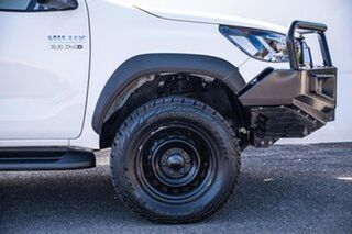 2018 Toyota Hilux GUN126R SR Double Cab White 6 Speed Sports Automatic Utility
