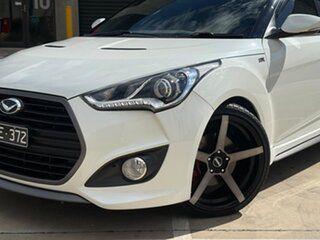 2016 Hyundai Veloster FS4 Series II SR Coupe D-CT Turbo White 7 Speed Sports Automatic Dual Clutch