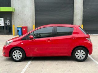 2013 Toyota Yaris NCP130R YR Red 4 Speed Automatic Hatchback
