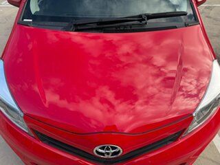 2014 Toyota Yaris NCP130R YR Red 4 Speed Automatic Hatchback