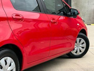 2013 Toyota Yaris NCP130R YR Red 4 Speed Automatic Hatchback